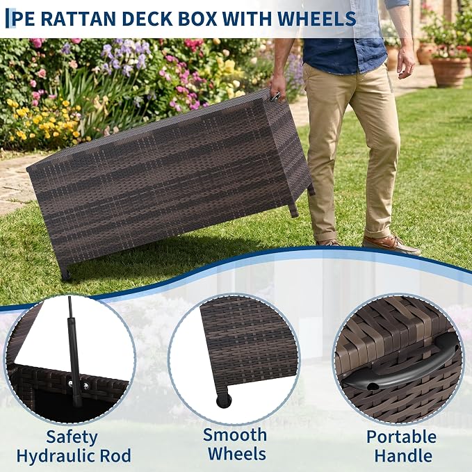 125 Gallon Outdoor Deck Box - Image 4