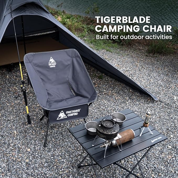 ONETIGRIS Tigerblade Camping Chair, Lightweight Folding Backpacking Hiking Chair - Image 4