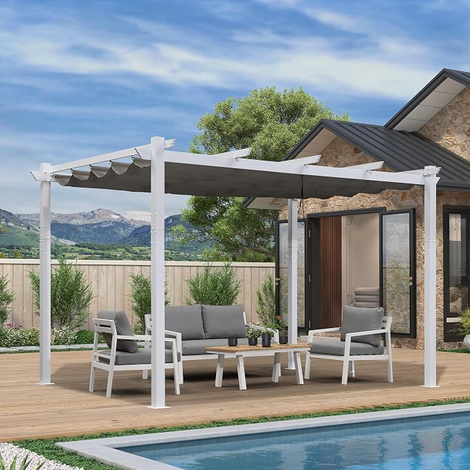 PURPLE LEAF Outdoor Pergola 10' x 13' by PURPLELEAF