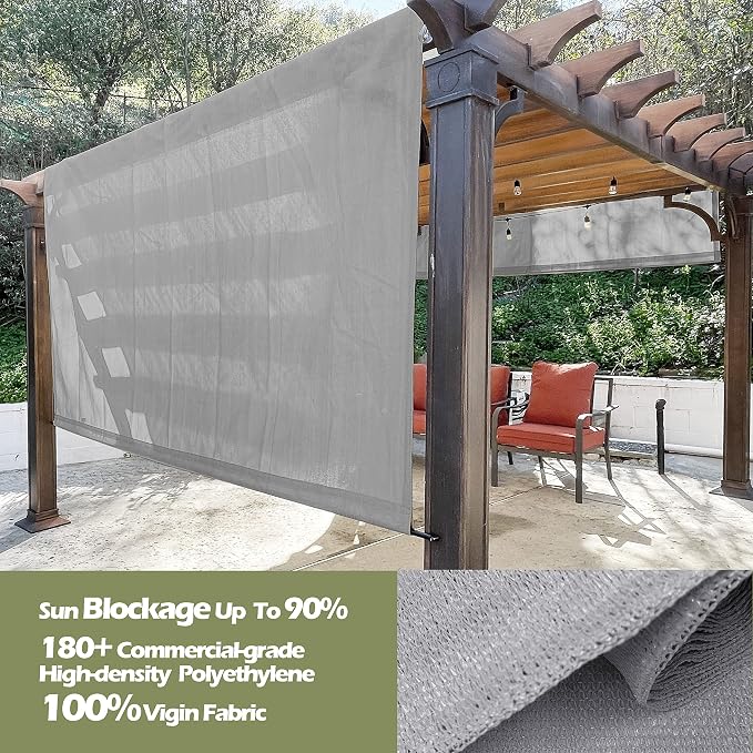 Alion Home Custom HDPE Permeable Canopy Sun Shade Cover Replacement - Image 2