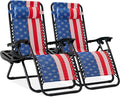 Best Choice Products Set of 2 Adjustable Steel Mesh Zero Gravity Lounge Chair by Unknown
