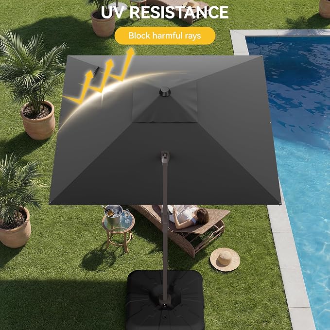 10x10FT Cantilever Outdoor Umbrella - Image 4