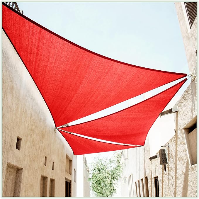 ColourTree CTAPT32 Custom Size Order to Make 5' x 7' x 8.6' Red Right Triangle by ColourTree
