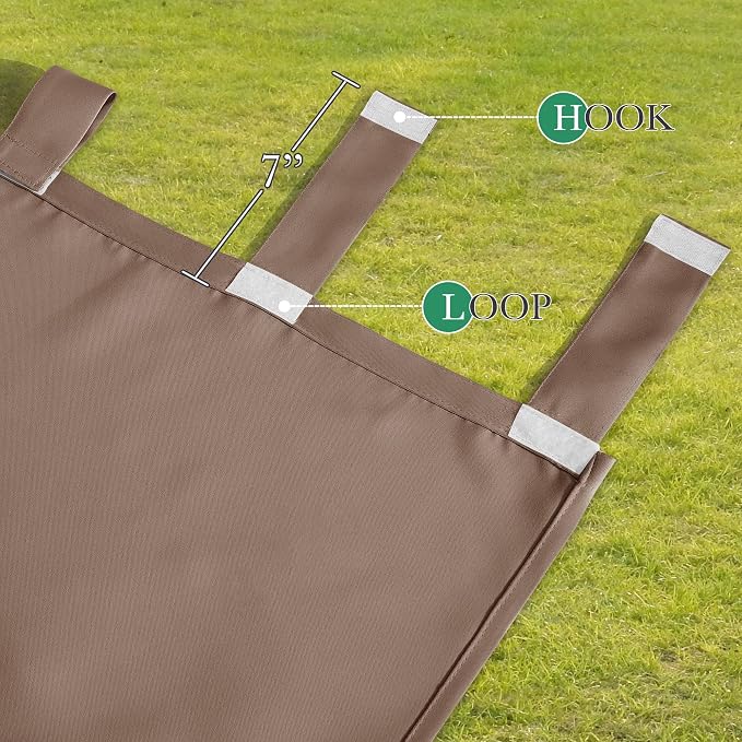 2 Panels Outdoor Blackout Curtains - Image 4