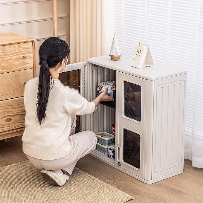 Outdoor Storage Cabinet Waterproof, Resin Garage and Laundry Room Wall Mounted - Image 7