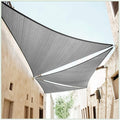 ColourTree 18' x 18' x 18' Grey Sun Shade Sail Triangle CTSLT18 by ColourTree