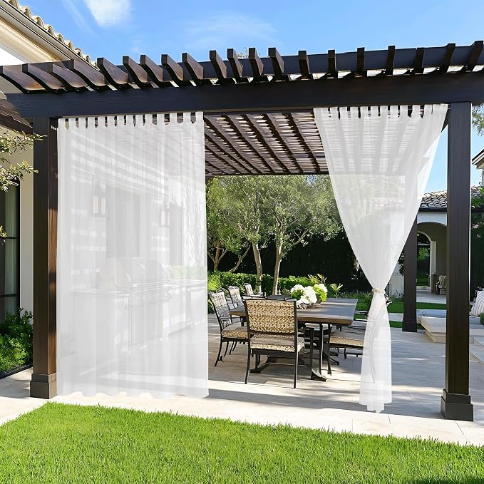 NICETOWN 2 Panels Outdoor Curtains by NICETOWN