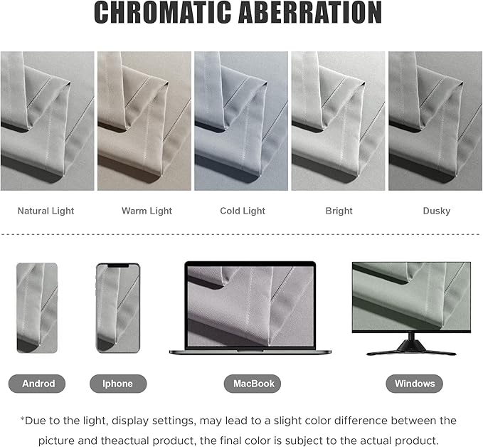 BONZER Outdoor Curtains for Patio Waterproof Thick Privacy | Grommet Sun Light - Image 5