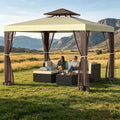 Outdoor Gazebo for Patio, 10×10 Canopy Tent by Unknown