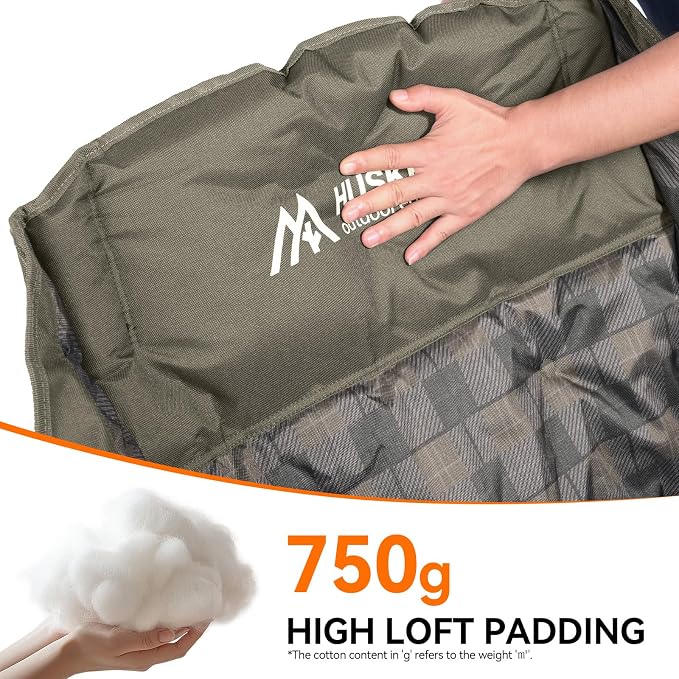 Oversized Camping Chair, Padded Camping Chairs Support 450LBS - Image 5