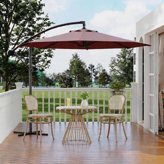 Garvee 10FT Offset Patio Umbrella - Image 9