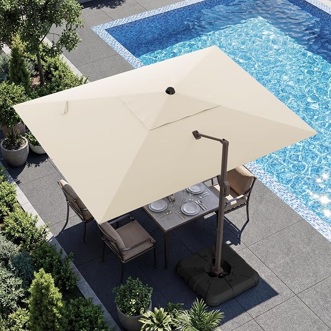 9x12 FT Cantilever Patio Umbrella by ZLACUIU