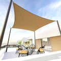 Tronssien Rectangle 10'x10' Sun Shade Sail, 95% UV Blockage Canopy Awning by Tronssien