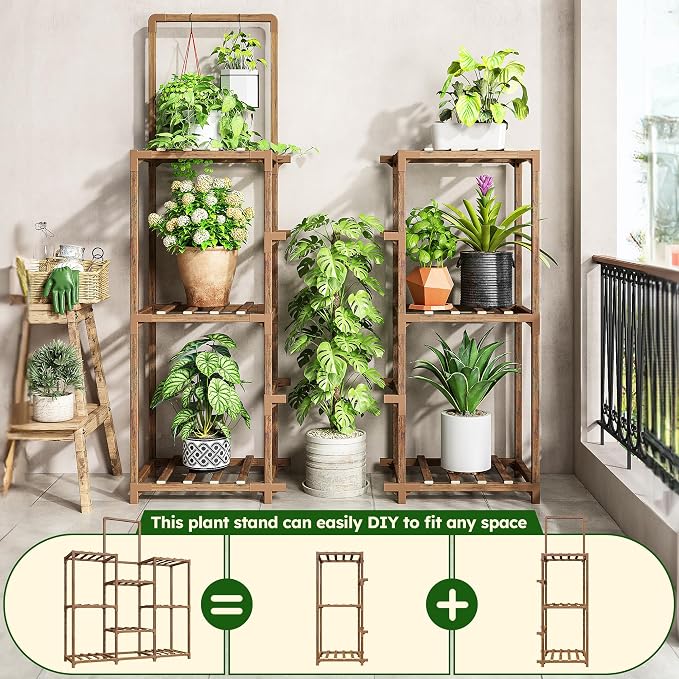 EnHomee 47.2" Outdoor Plant Stand - Image 7