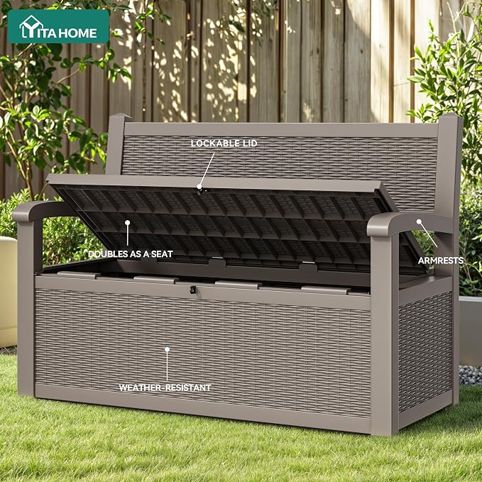 YITAHOME 70 Gallon Deck Bench - Image 6