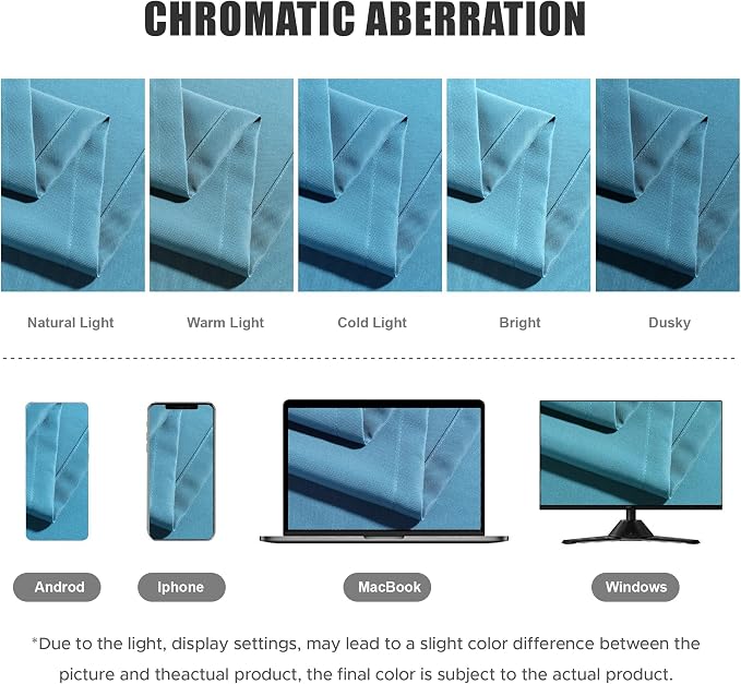BONZER Outdoor Curtains for Patio Water Resistant | Heavy Privacy Light - Image 5