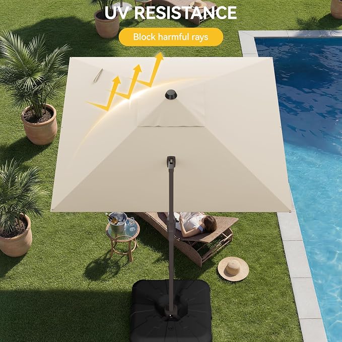 10x10FT Cantilever Outdoor Umbrella - Image 4