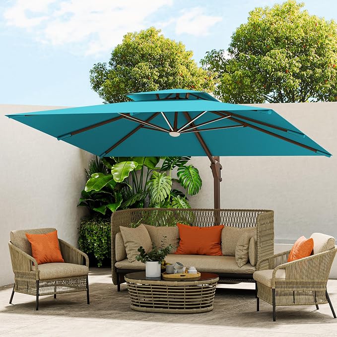 10x13FT Cantilever Patio Umbrella by MEVBC
