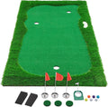 Golf Putting Green, Large Professional Golfing Training Mat, Practice Putting Green Mat for Indoor Outdoor