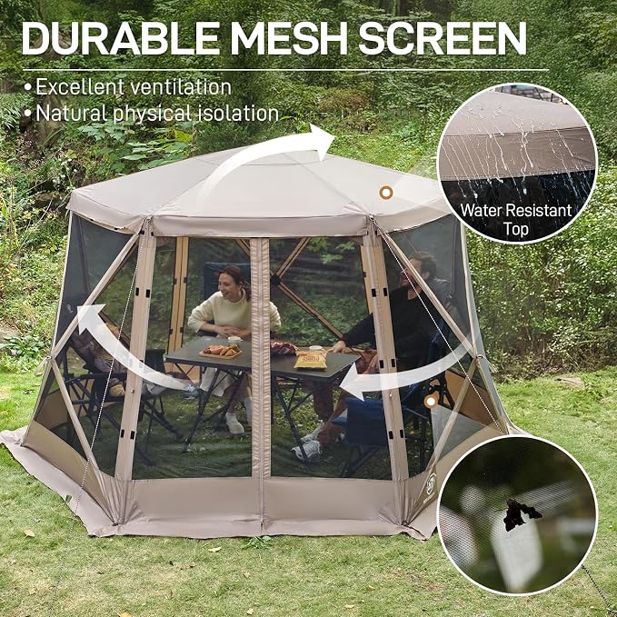 EVER ADVANCED Pop up Screen House Tent - Image 4