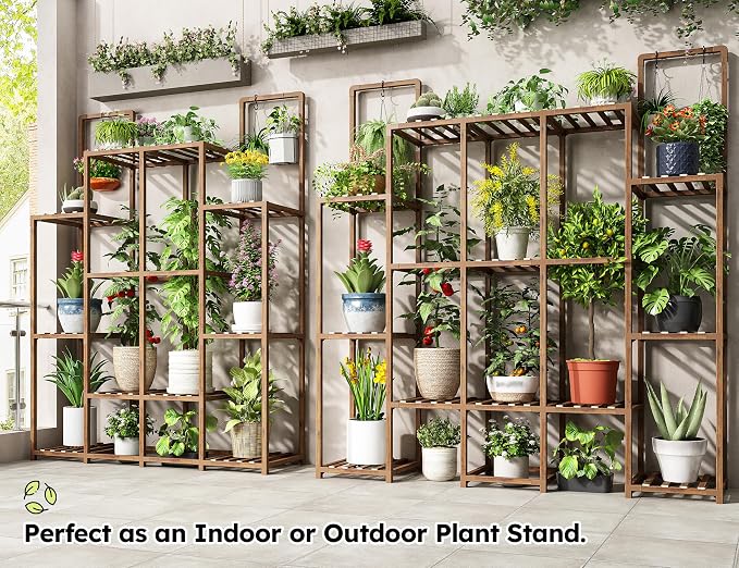 EnHomee 56" W Large Plant Stand - Image 3