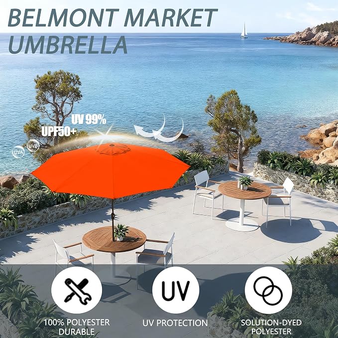 Patio Umbrella 9FT umbrella outdoor patio - Image 3