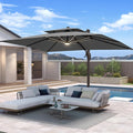 10 X 13 FT Cantilever Patio Outdoor Umbrella by Unknown