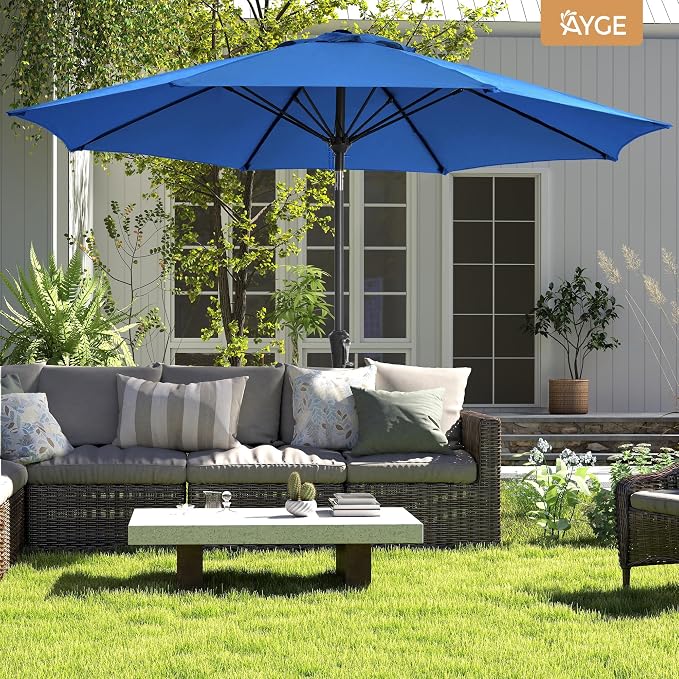 Ayge 9FT Patio Umbrella Outdoor Umbrella Patio - Image 6