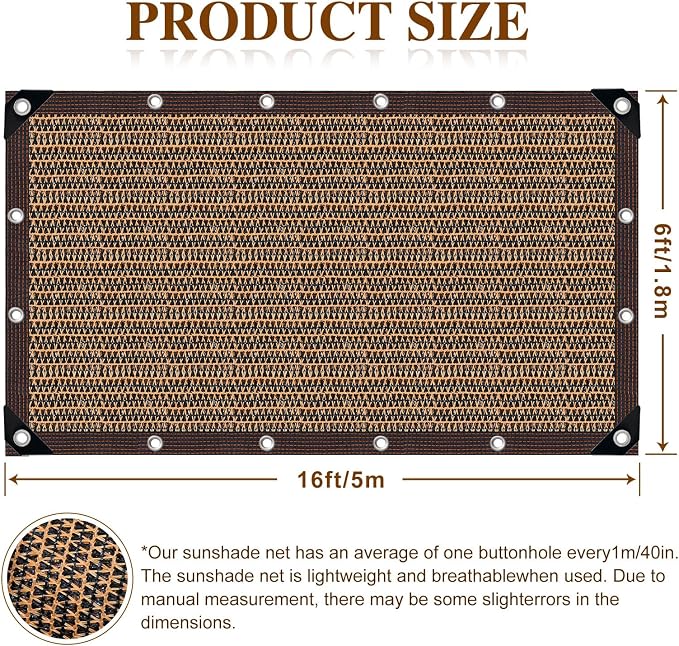 80% Sunblock Shade Cloth Net Resistant - Image 2