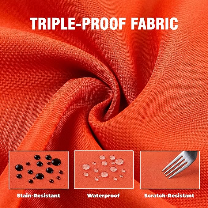 Set of 6 Outdoor Curtains for Patio Waterproof, Breathable Grommet Panels for - Image 6