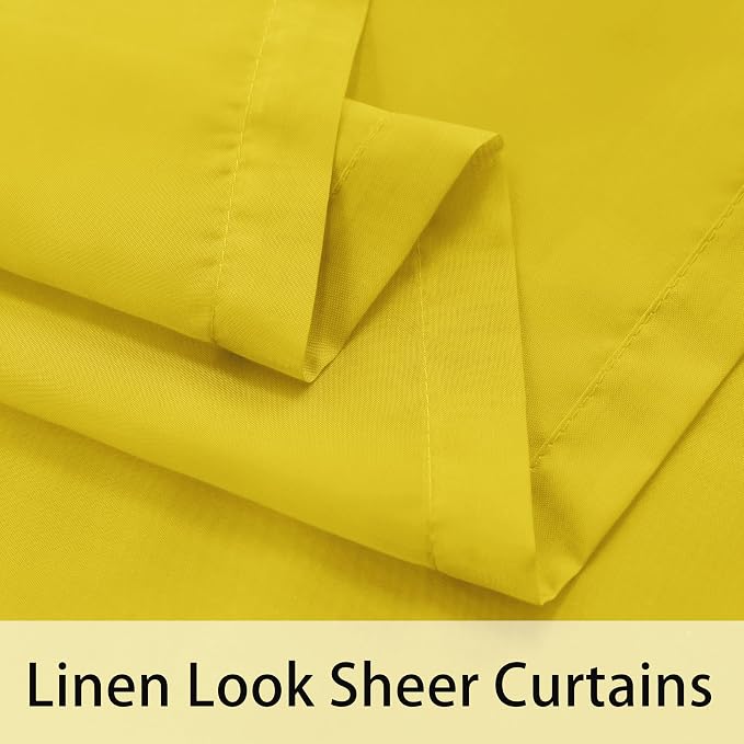 BONZER Waterproof Indoor/Outdoor Sheer Curtains - Image 4