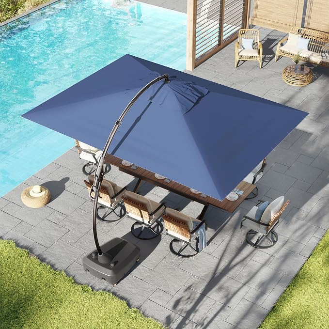 Grand patio 10x13 FT Large Cantilever Umbrella by GrandPatio