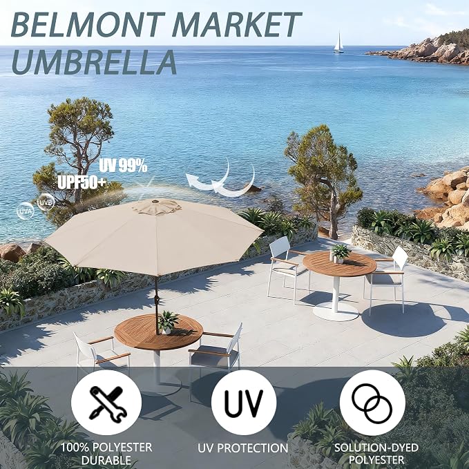 9 FT Patio Umbrella Outdoor market Umbrella - Image 3