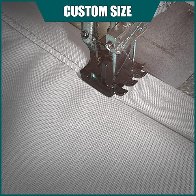 Royal Shade 12' x 24' x 26.8' Grey Triangle Waterproof Sun Shade Sail Order to - Image 5