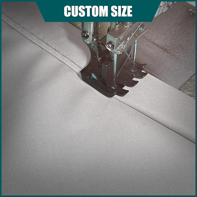 Royal Shade 8' x 16' x 17.9' Grey Triangle Waterproof Sun Shade Sail Order to - Image 5