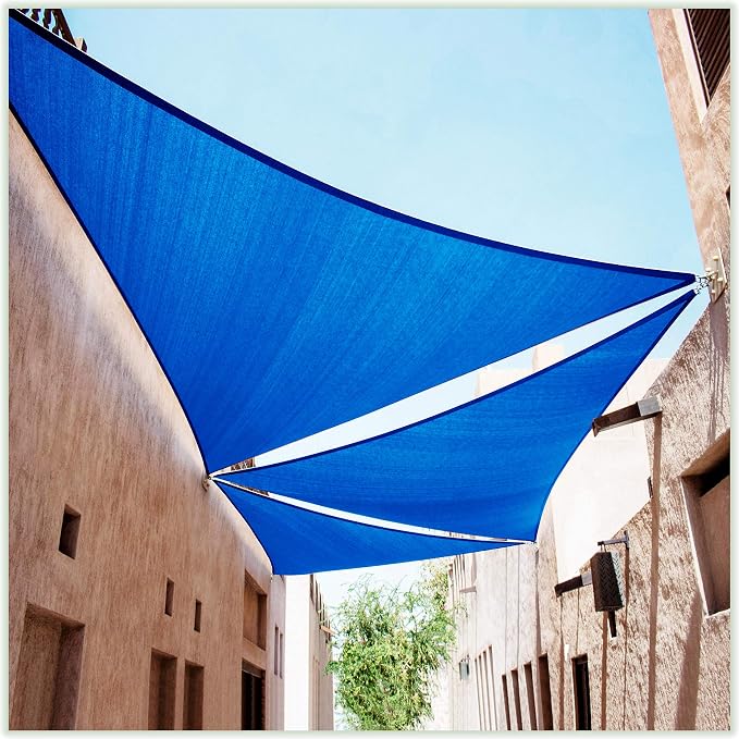ColourTree Custom Size Order to Make Sun Shade Sail Canopy Mesh Fabric UV Block by ColourTree