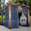 BONZER Waterproof Indoor/Outdoor Sheer Curtains by Bonzer