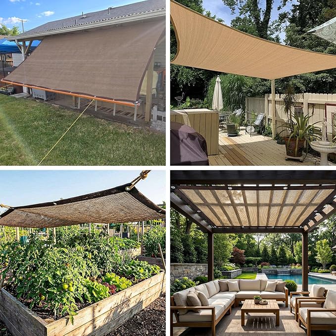 80% Shade Cloth, Durable Mesh Tarp - Image 6