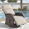 Zero Gravity Patio Swivel Recliner Chair by JelwalyPatioFurnitureSet