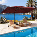 9' X 12' Cantilever Patio Umbrella Rectangle Outdoor Umbrella by ORYNTREX