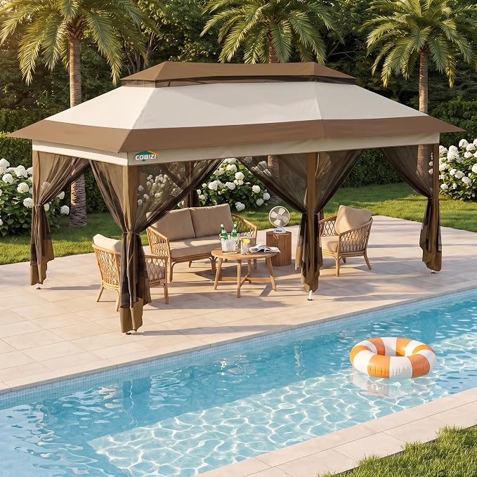 COBIZI 12x20 Pop up Canopy Tent by COBIZI