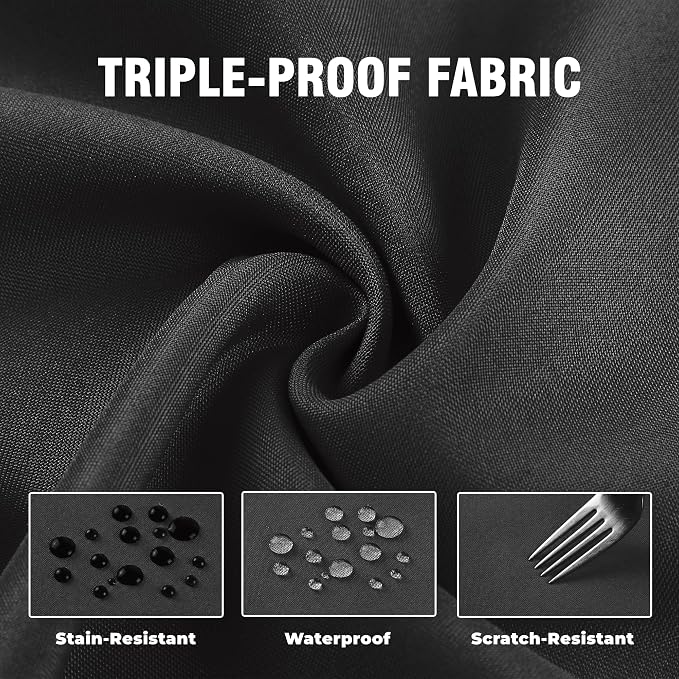 Set of 2 Outdoor Curtains for Patio Waterproof, Breathable Grommet Panels for - Image 6