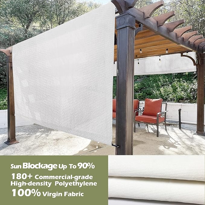 Alion Home Custom HDPE Permeable Canopy Sun Shade Cover Replacement - Image 3
