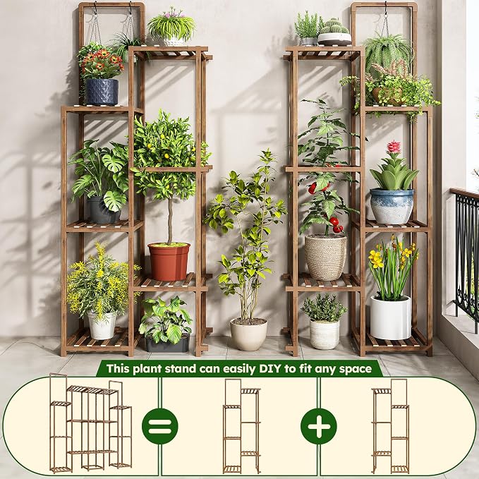 EnHomee 56" W Large Plant Stand - Image 6