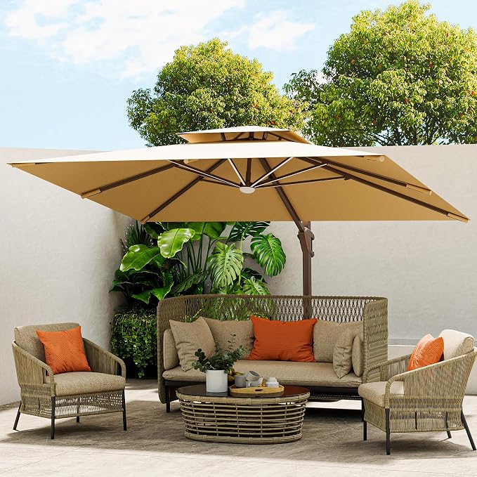 10x13FT Cantilever Patio Umbrella by MEVBC