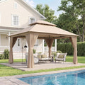 10'x10' Gazebo, Metal Frame Canopy by Breezestival