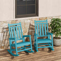 HDPE Rocking Chair Outdoor Set of 2 by Garvee