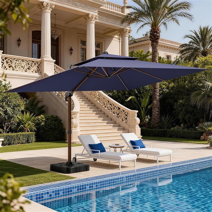 10x13FT Cantilever Outdoor Patio Umbrellas by ORYNTREX