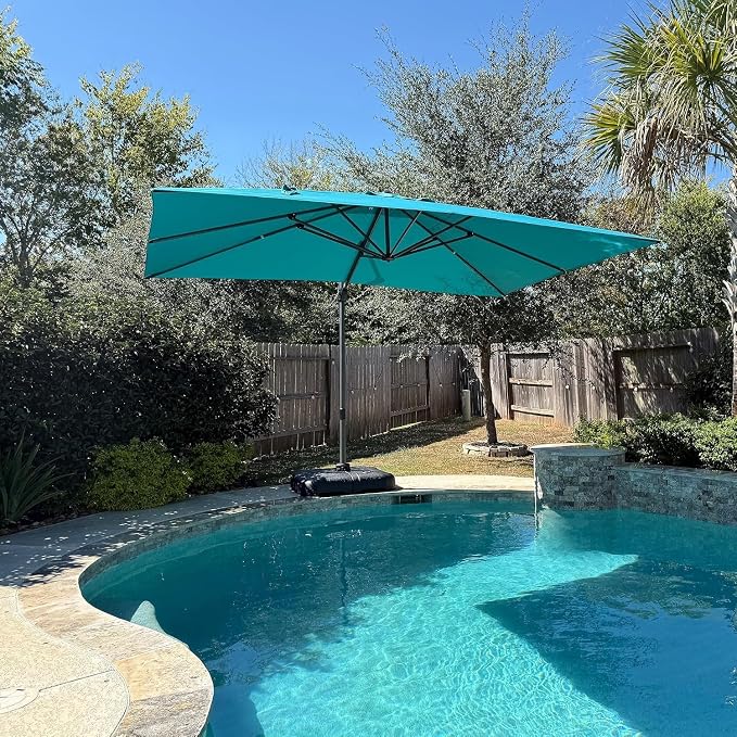 PURPLE LEAF Patio Umbrella 10' x 13' Built - Image 8