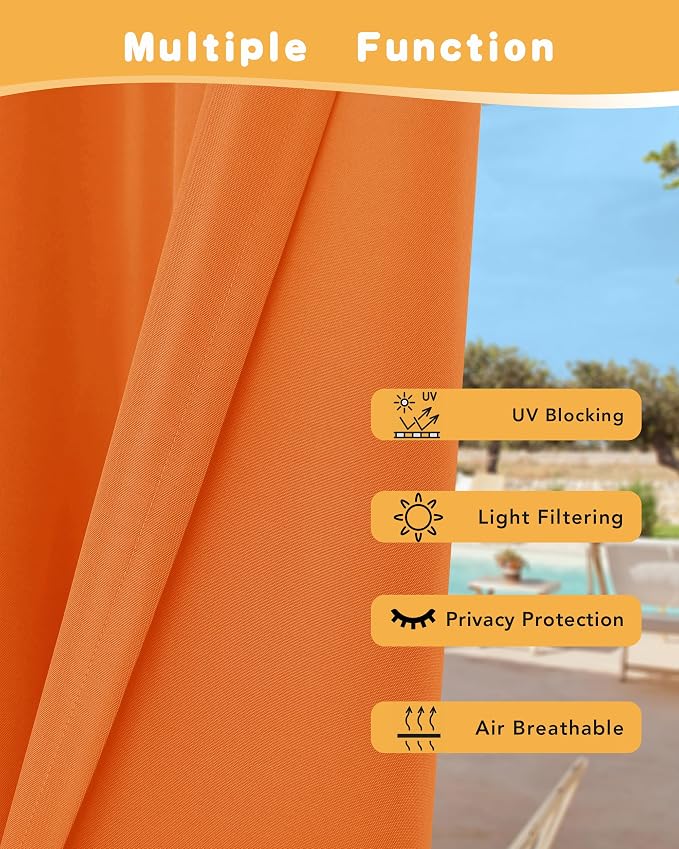 HolidayIdeas Extra Wide Outdoor Curtains - Image 3